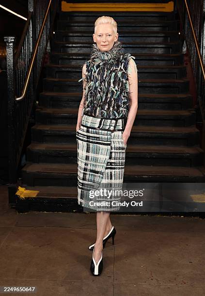 Tilda Swinton attends the CHANEL Métiers d’Art Show 2026 on December 02, 2025 in New York City.