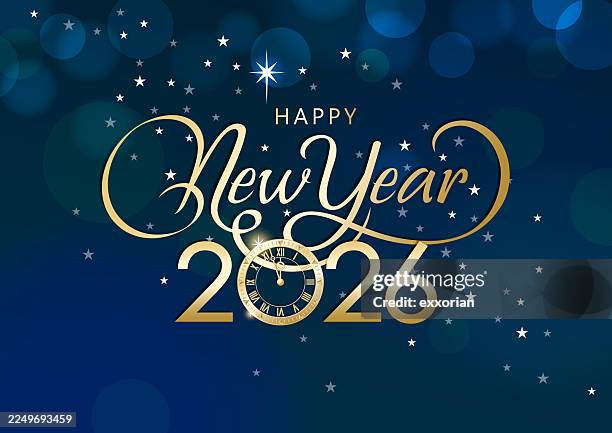 illustrazioni stock, clip art, cartoni animati e icone di tendenza di conto alla rovescia di capodanno 2026 - capodanno