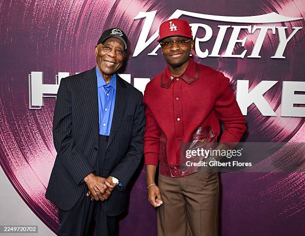 Buddy Guy and Miles Caton at Variety Hitmakers 2025 on December 06, 2025 in Los Angeles, California.
