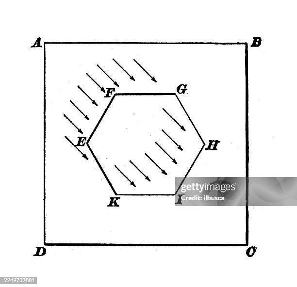 basic geometry - mechanical engineering stock illustrations