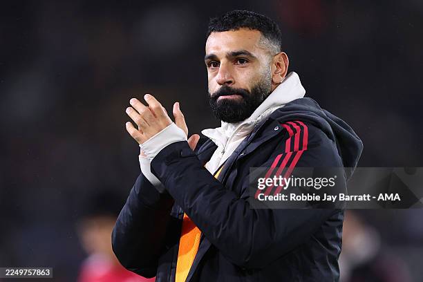 Mohamed Salah of Liverpool during the Premier League match between Leeds United and Liverpool at Elland Road on December 6, 2025 in Leeds, England.
