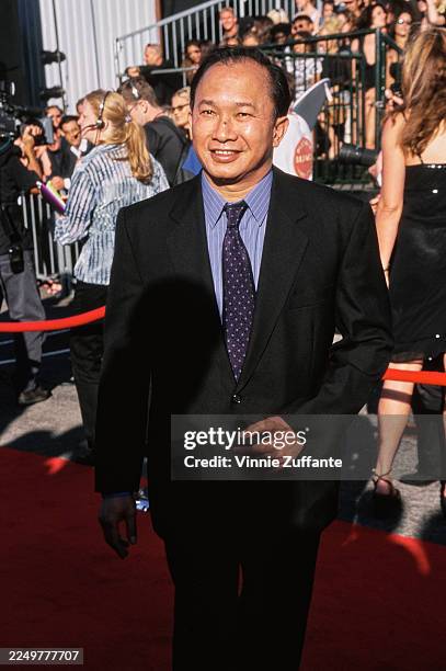 Hong Kong film director John Woo attends the Seventh Annual MTV Movie Awards at The Barker Hangar, The Santa Monica Air Center, Santa Monica,...
