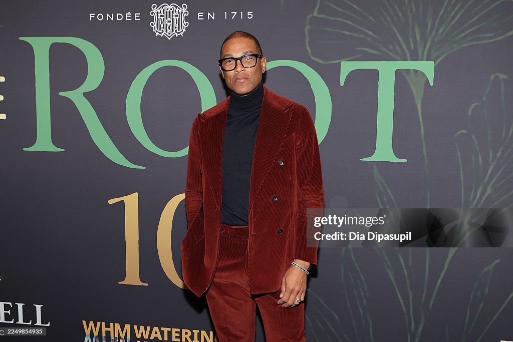 Donald Root Don Lemon attends the 2025 The Root 100 Gala at Gotham Hall on... News ...