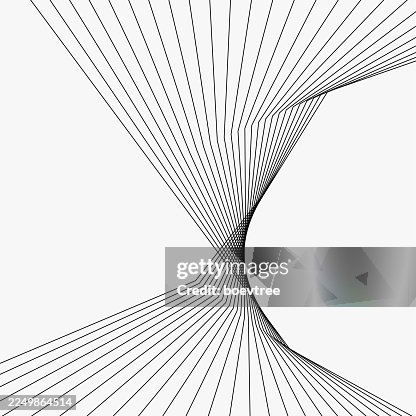 Perspective line design element Perspective line design element