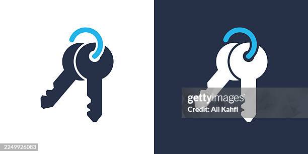 keys glyph solid icon. solid icon that can be applied anywhere, simple, pixel perfect and modern style. - iphone transparent background stock illustrations
