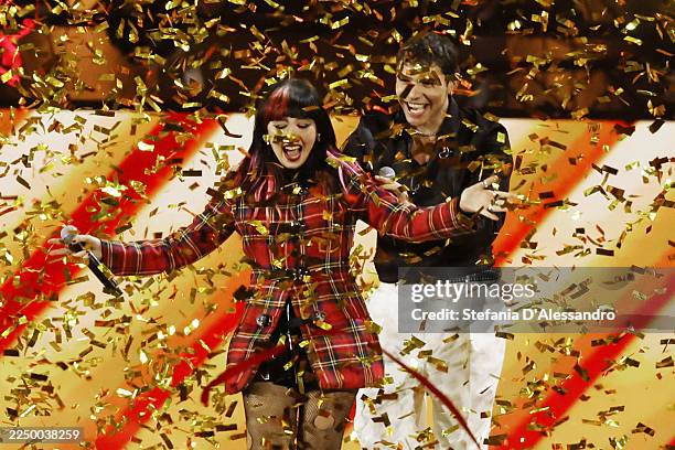 Rob is the winner of "X Factor" TV Show 2025 held at Piazza Del Plebiscito during "X Factor" TV Show Final on December 04, 2025 in Naples, Italy.