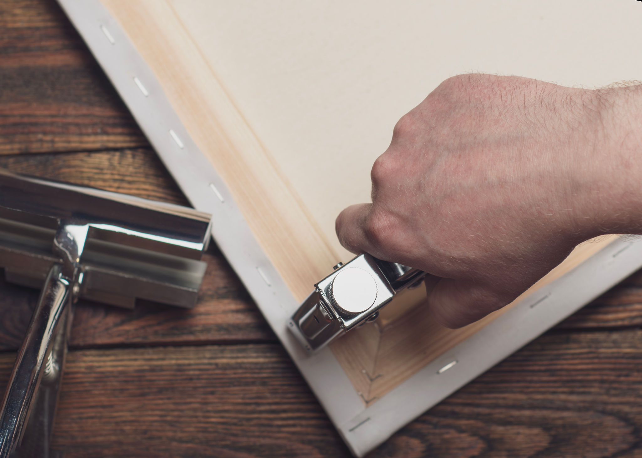 canvas clips installation