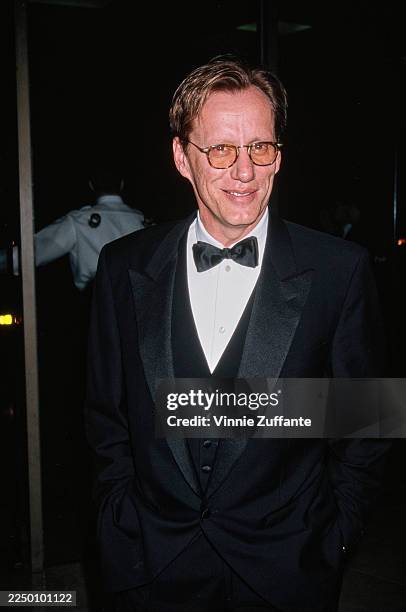 American actor James Woods, wearing a tuxedo and bow tie, attends the 4th Golden Laurel Awards at the Beverly Wilshire Hotel in Beverly Hills,...