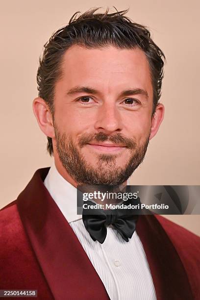 British actor Jonathan Bailey on the red carpet of the world premiere of the film Brunello, Il Visionario Garbato at the Cinecitta studios. Rome ,...