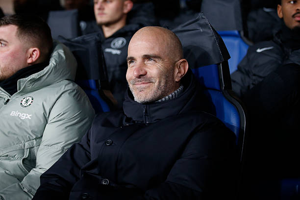 Enzo Maresca is the head coach of Chelsea FC during the Atalanta BC vs Chelsea FC Champions League 2025-26 League phase, Matchday 6 game at New...