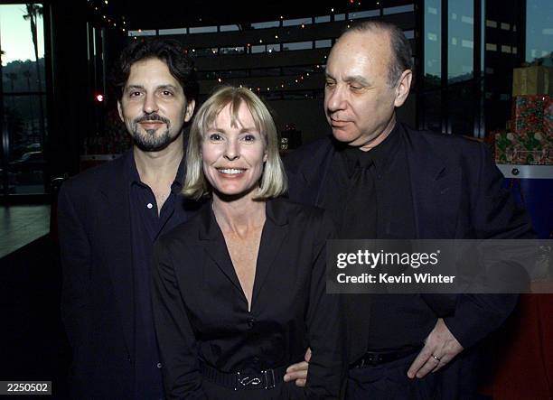 Exec. Producers Kirk Stambler, Victoria Tennant and director Marshall Brickman at the premiere screening of Showtime's 'Sister Mary Explains It All'...