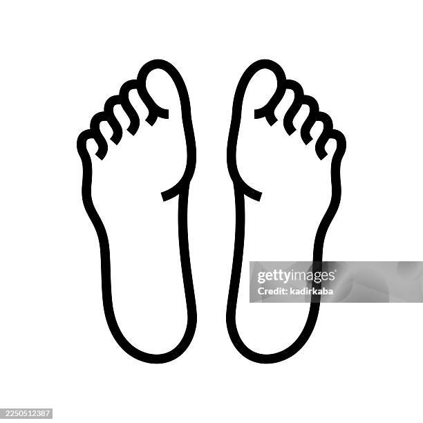 stockillustraties, clipart, cartoons en iconen met foot icon - voetzool
