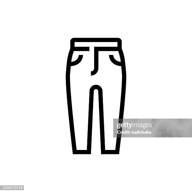 jeans icon - jeans stock illustrations