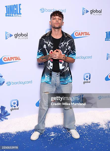 Louis Tomlinson attends Capital's Jingle Bell Ball 2025 at The O2 Arena on December 07, 2025 in London, England.
