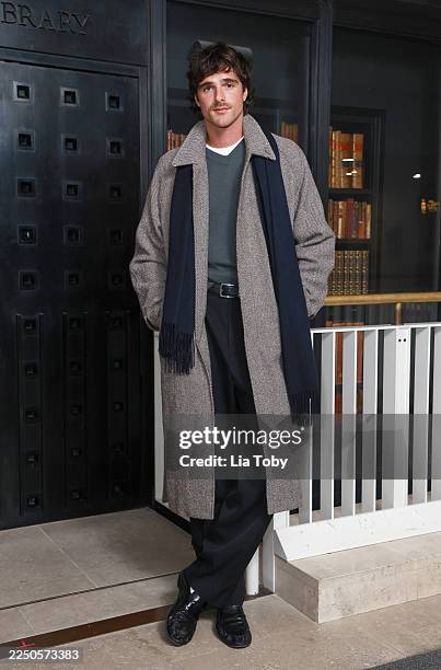 Jacob Elordi attends a photocall for "Frankenstein" following a Q&A at the British Library on December 07, 2025 in London, England, December 7, 2025...