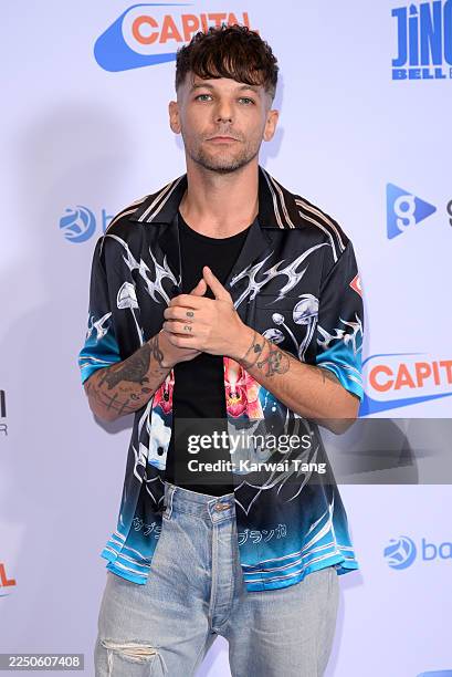 Louis Tomlinson attends Capital's Jingle Bell Ball 2025 at The O2 Arena on December 07, 2025 in London, England.