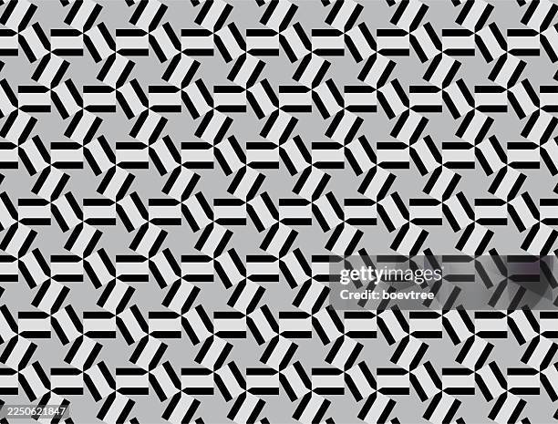 hexagon seamless pattern background - gray marble background stock illustrations