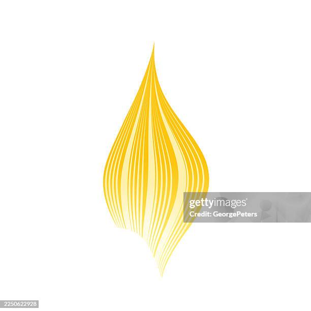 striped gas flame - energy efficient heating stock illustrations