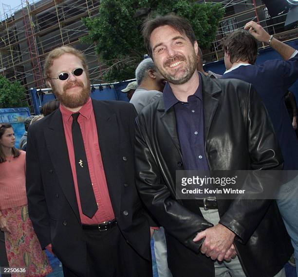 Co-directors Gary Trousdale and Kirk Wise at the world premiere of 'Atlantis: The Lost Empire', Disney's new animated feature, at the El Capitan...