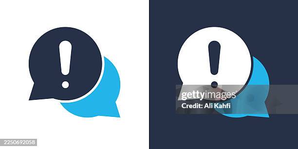 discussion risk glyph solid icon. solid icon that can be applied anywhere, simple, pixel perfect and modern style. - exclamation point stock illustrations