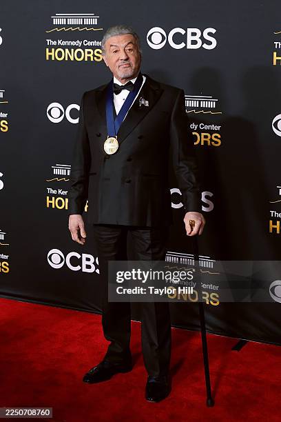 Sylvester Stallone attends the 2025 Kennedy Center Honors at The Kennedy Center on December 07, 2025 in Washington, DC.