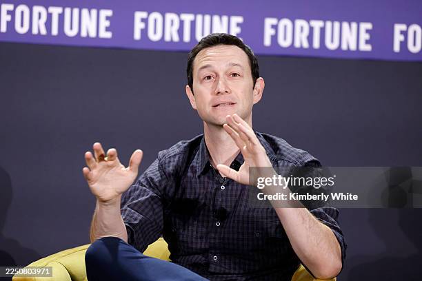 Joseph Gordon-Levitt speaks onstage during Fortune Brainstorm AI at The St. Regis San Francisco on December 08, 2025 in San Francisco, California.