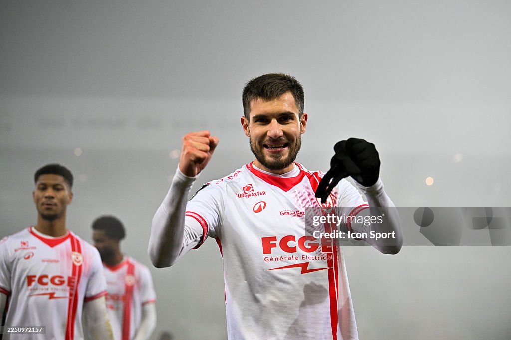 Cazim Cazim SULJIC of Nancy during the Ligue 2 BKT match between Nancy and ...