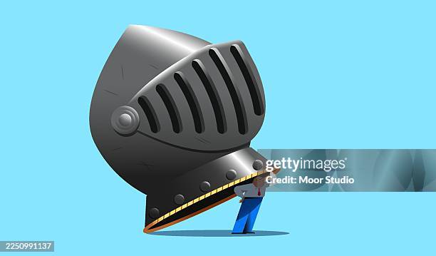 illustrations, cliparts, dessins animés et icônes de illustration de concepts de protection, sécurité et défense - garder