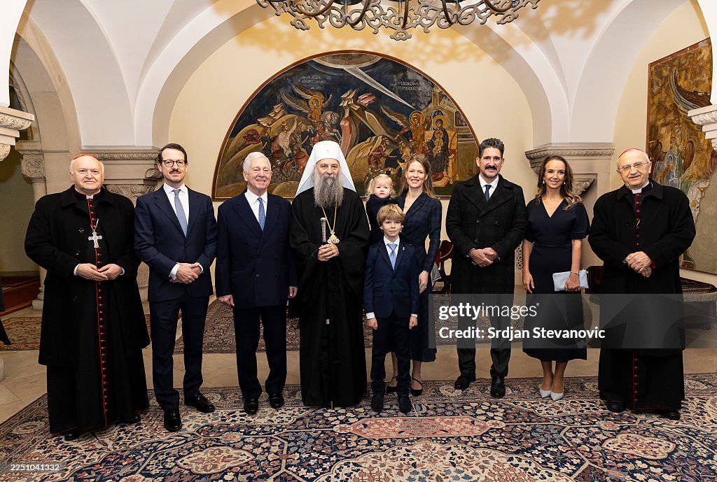 The Royal Family Of Serbia Celebrates The Saint Andrew Baptism In Belgrade
