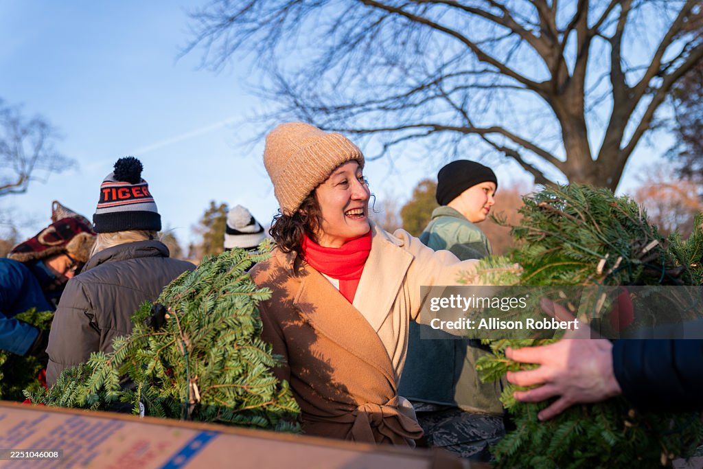 Arlington National Cemetery Hosts Its Annual Wreaths Across America Event