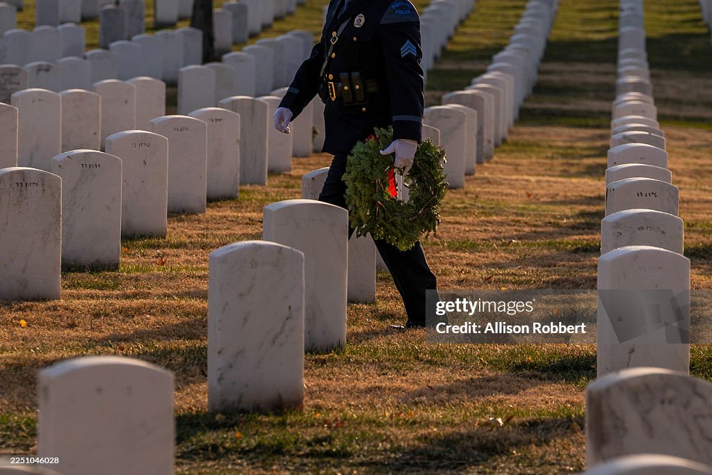 Arlington National Cemetery Hosts Its Annual Wreaths Across America Event