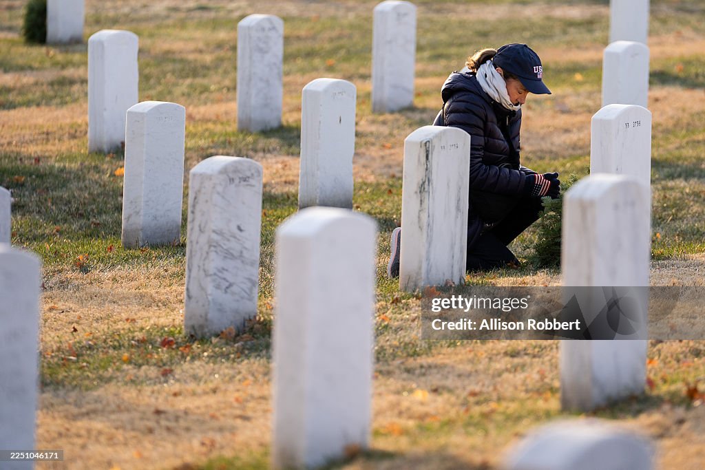 Arlington National Cemetery Hosts Its Annual Wreaths Across America Event