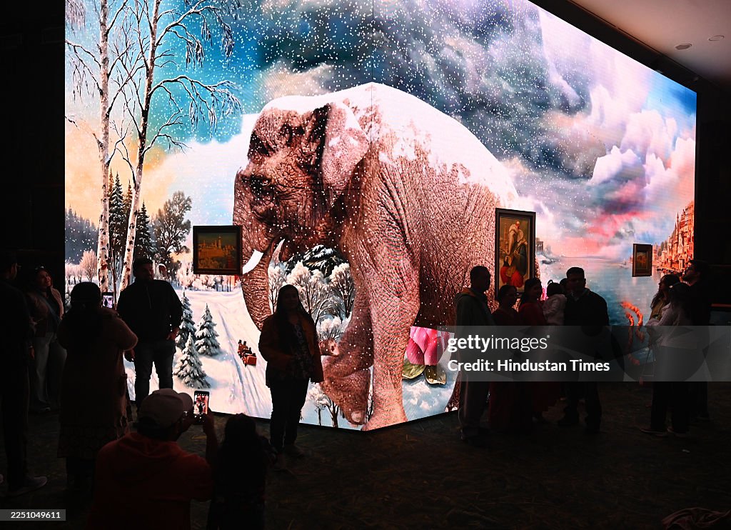 'Dream Vision' Solo Art Exhibition By Russian Artist Nikas Safronov At Lalit Kala Akademi In Delhi