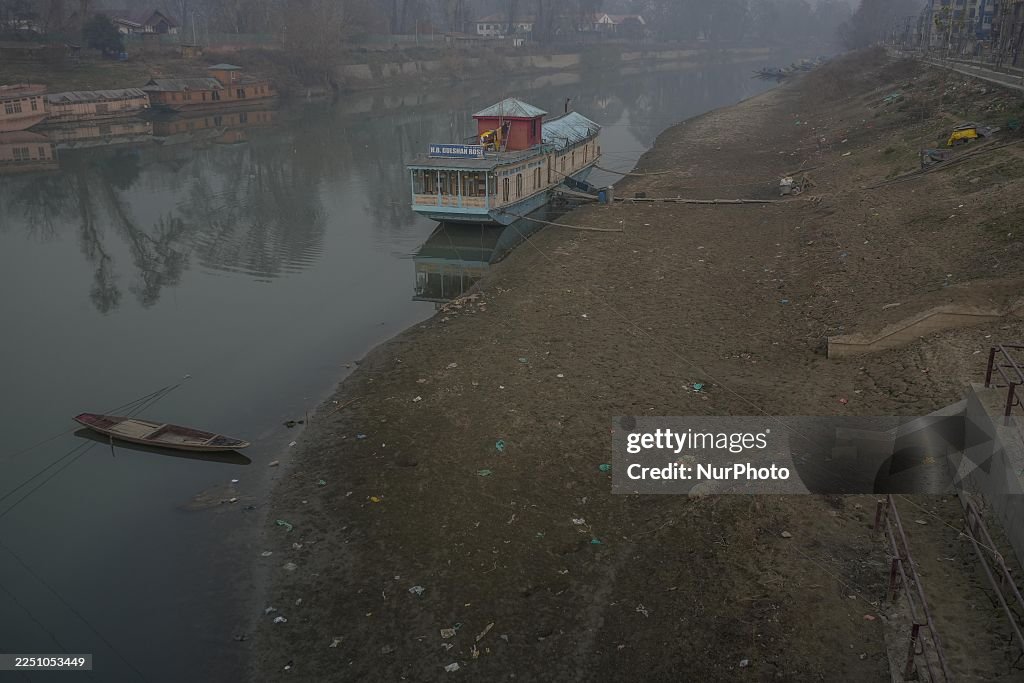 Prolonged Dry Spell Lowers Kashmir's Jhelum River To Its Lowest Level In Recent Years