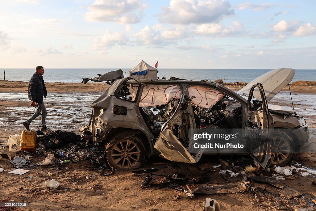 Aftermath Of Israeli Airstrike in Gaza, Palestine