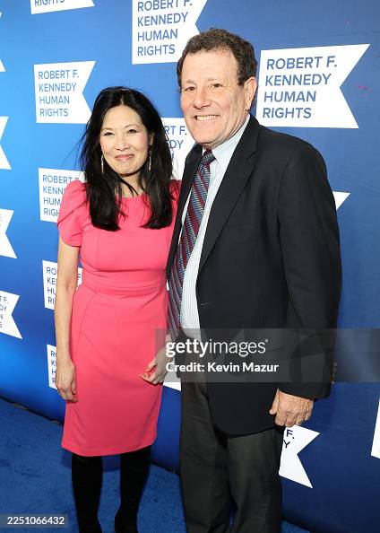 Sheryl WuDunn and Nicholas Kristof attend the Robert F. Kennedy Human ...