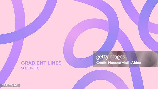 abstract background with wavy gradient lines for background design - spiral stock illustrations