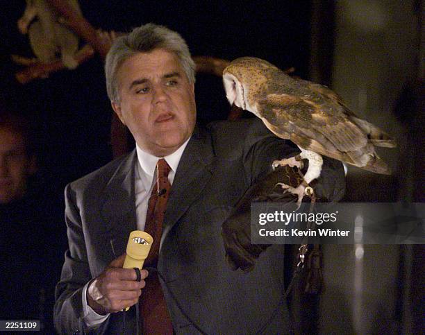 In an effort to conserve energy, 'The Tonight Show with Jay Leno' was taped with no lights. The audience was given flashlights to light the host and...