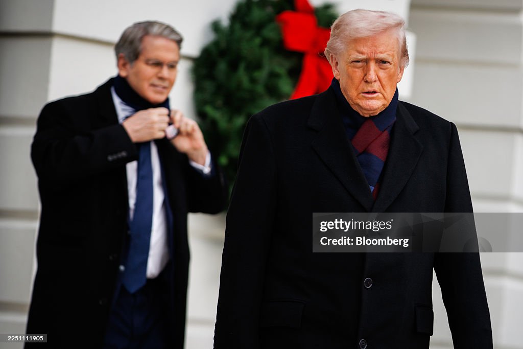 President Trump Departs White House For Maryland