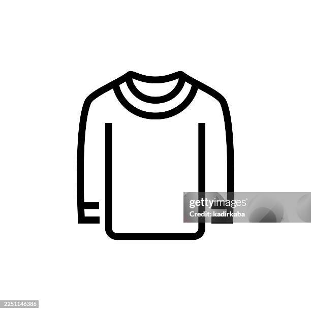 sweatshirt icon - long stock illustrations