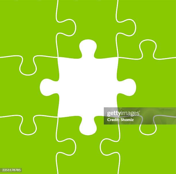 illustrations, cliparts, dessins animés et icônes de concept de puzzle d’entreprise plat à la mode - puzzle