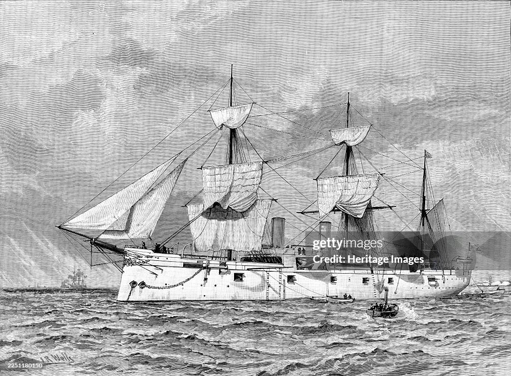 The American Navy: Steel Cruiser Chicago...In The Mediterranean