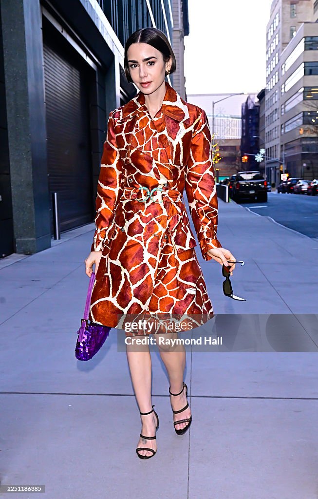 Celebrity Sightings In New York City - December 10, 2025