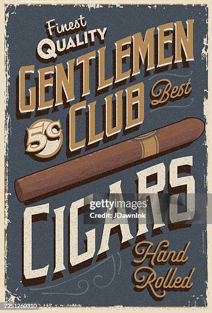 743 Vintage Cigar Label Stock Photos, High-Res Pictures, and
