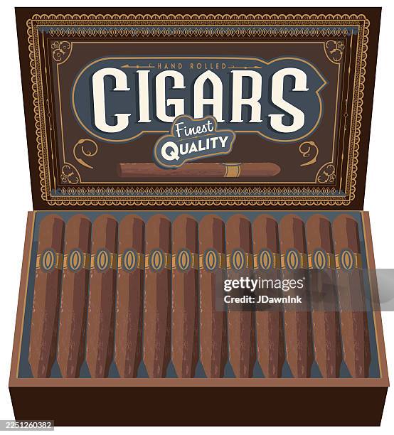 743 Vintage Cigar Label Stock Photos, High-Res Pictures, and