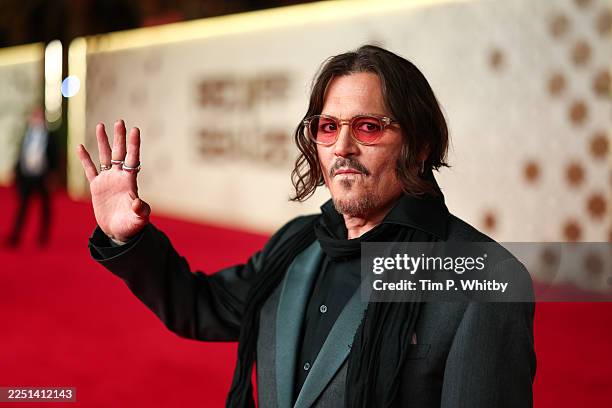 Johnny Depp attends the Closing Night red carpet at the Red Sea International Film Festival 2025 on December 11, 2025 in Jeddah, Saudi Arabia.