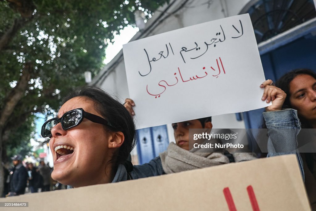 Trial Opens For Members Of Tunisian Branch Of NGO France Terre D'Asile In Tunis