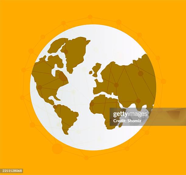 globe - big tech stock illustrations