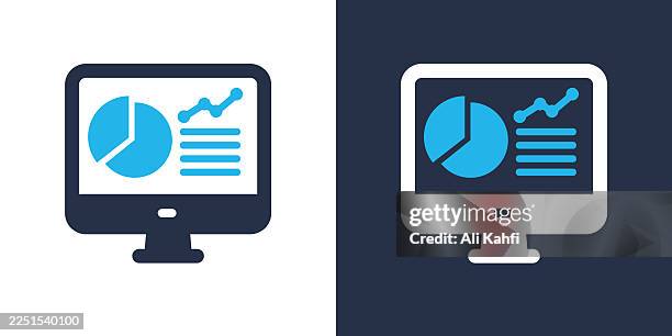 web analytics glyph solid icon. solid icon that can be applied anywhere, simple, pixel perfect and modern style. - data analyst stock illustrations