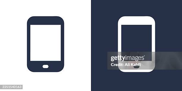 smartphone glyph solid icon. solid icon that can be applied anywhere, simple, pixel perfect and modern style. - software development stock illustrations